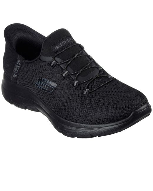 Skechers Black Hands Free Slip-ins Summits Girls Night