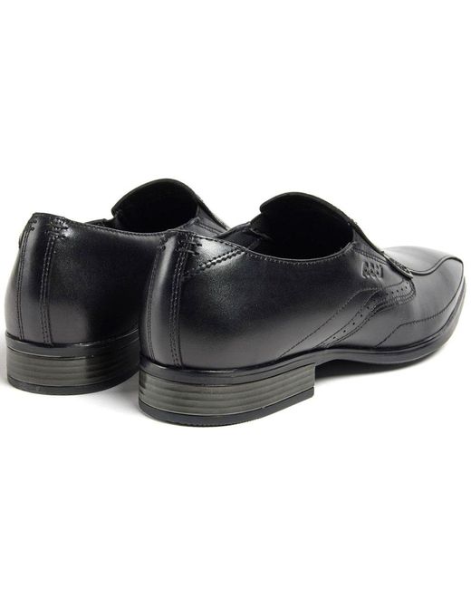 Pod Black Earl Slip On Smart Shoes