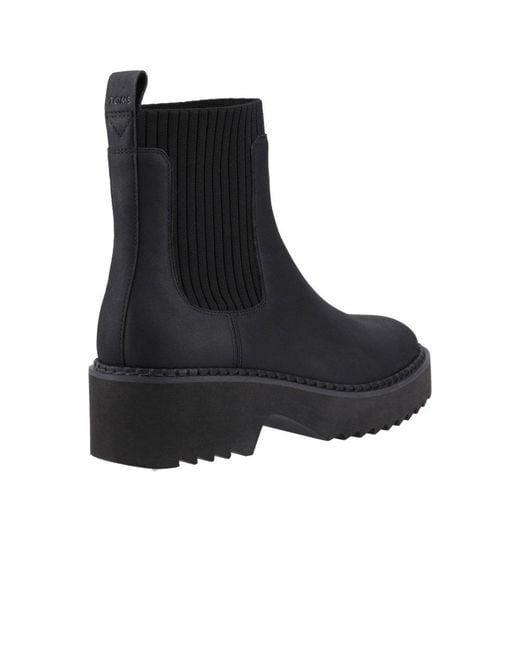 TOMS Black Millie Chelsea Boots