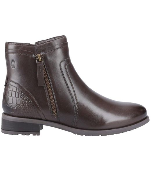 Hush Puppies Gray Scarlett Ankle Boots