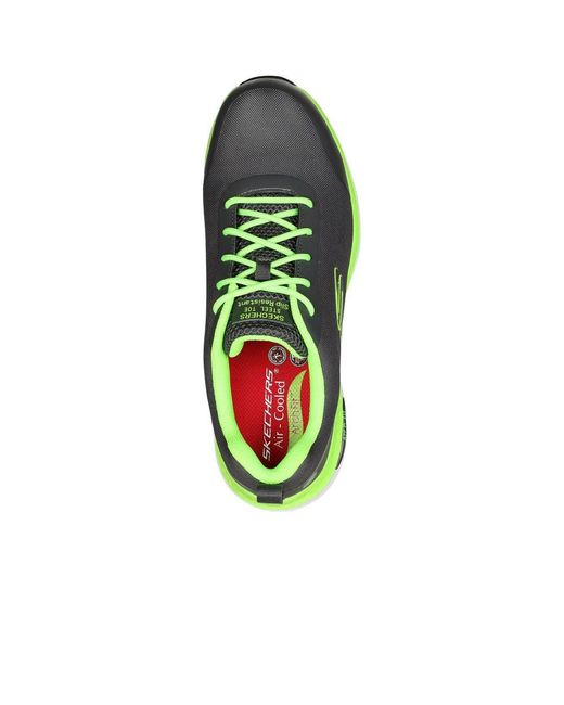 Skechers Green Arch Fit Sr Ringstap Safety Trainers for men