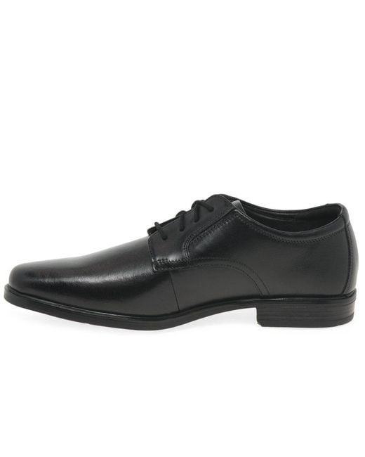 Clarks Black Howard Walk Formal Lace Up Shoes for men