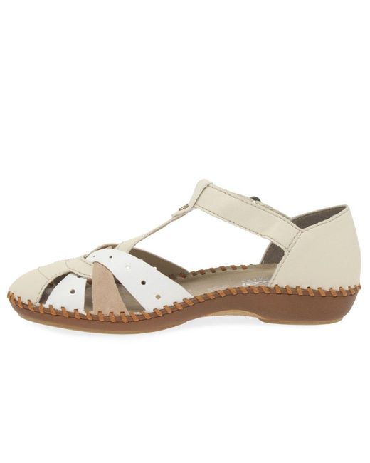 Rieker Metallic Maria Sandals
