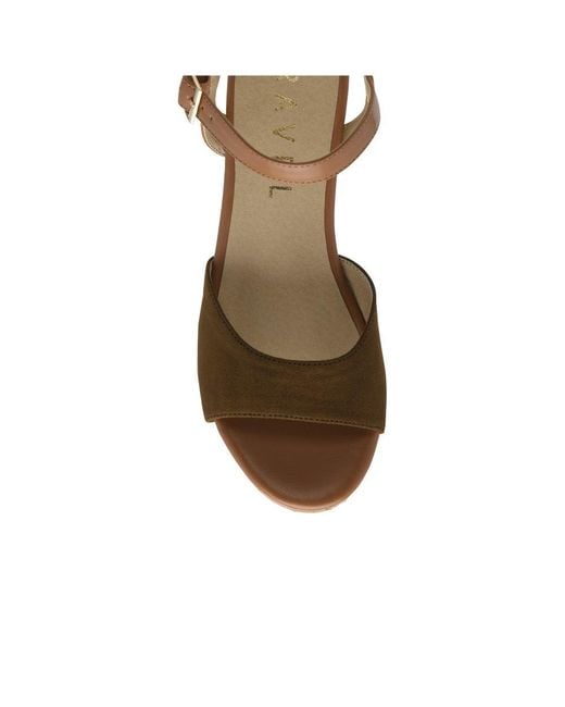 Ravel Brown Hauxley Heeled Sandals