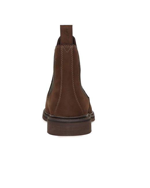 Loake Brown Suede Chelsea Boots for men