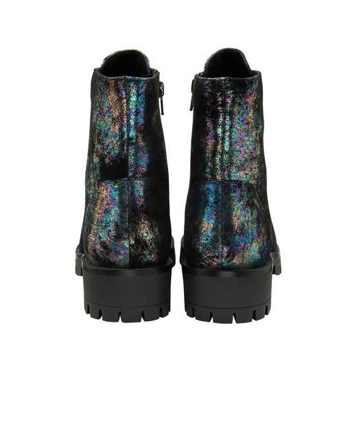Lotus Blue Lara Ankle Boots