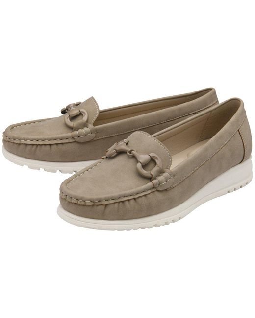 Lotus Gray Symi Loafers