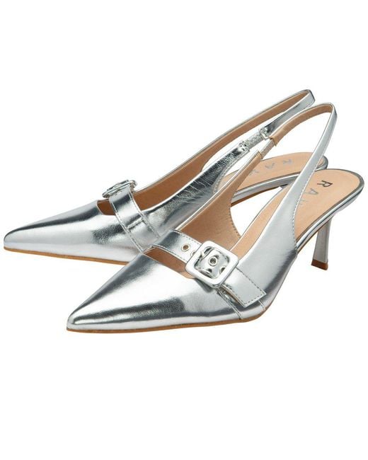 Ravel Blue Dalry Slingback Court Shoes