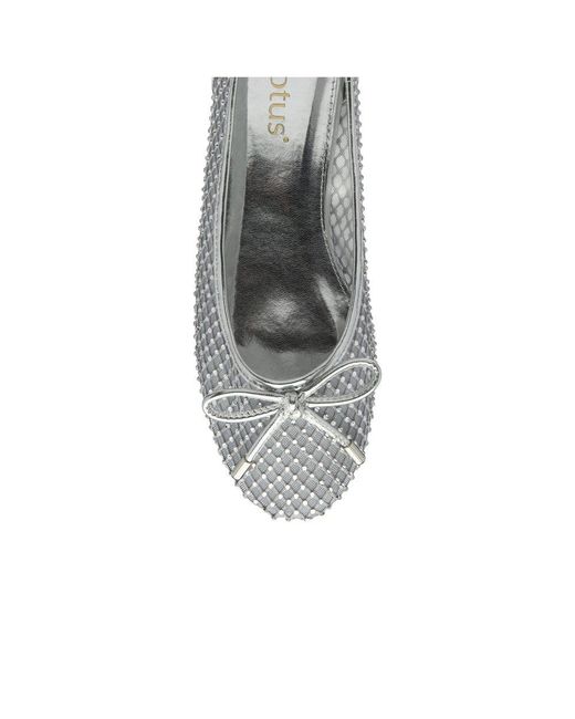 Lotus Gray Americas Ballet Pumps
