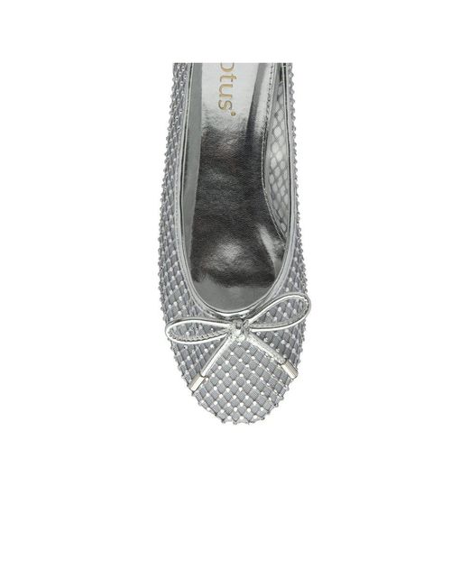 Lotus Gray Americas Ballet Pumps