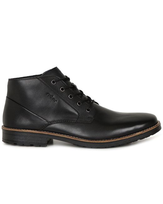 Rieker Black Borne Boots for men