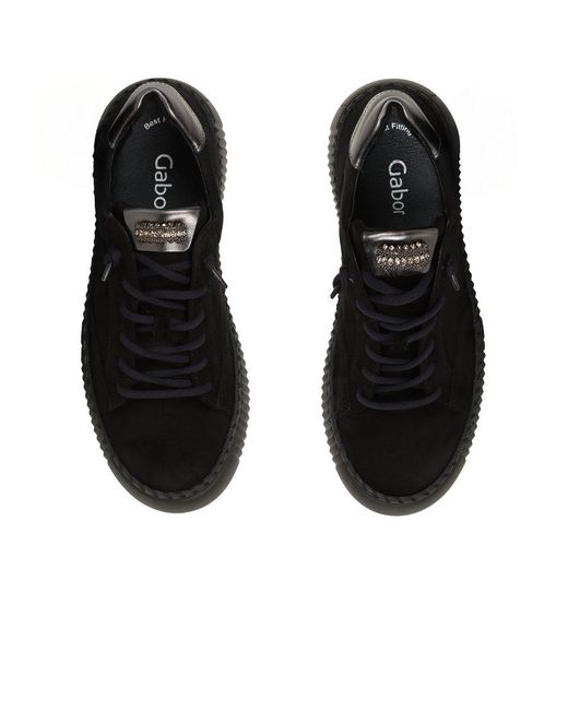 Gabor Black Sail Trainers