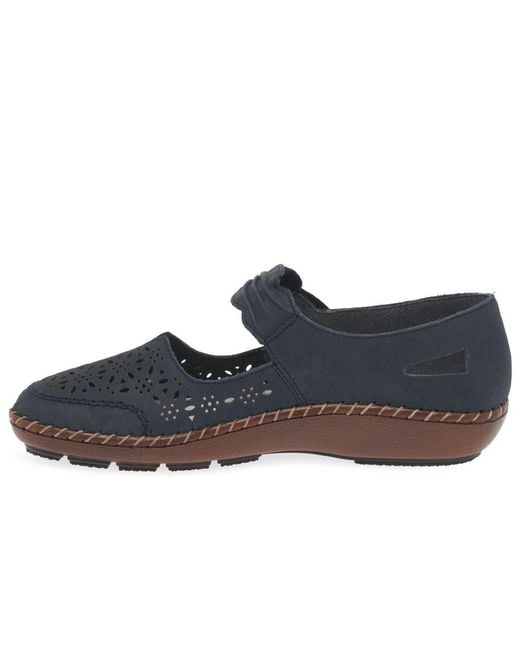Rieker Blue Deloris Shoes