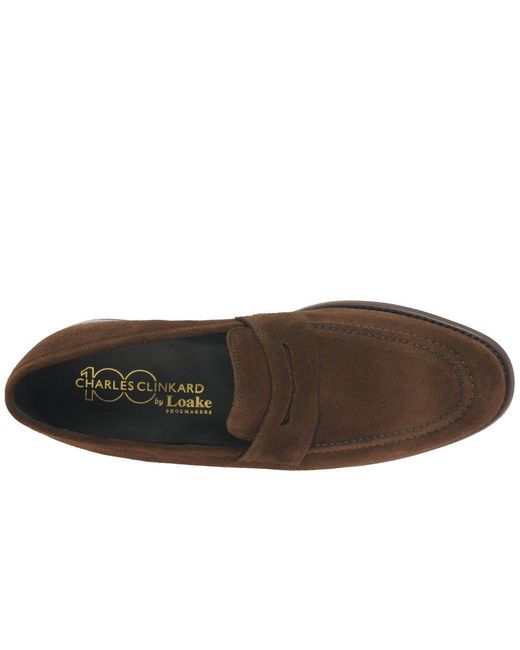 Loake Brown Wiggins Penny Loafers for men