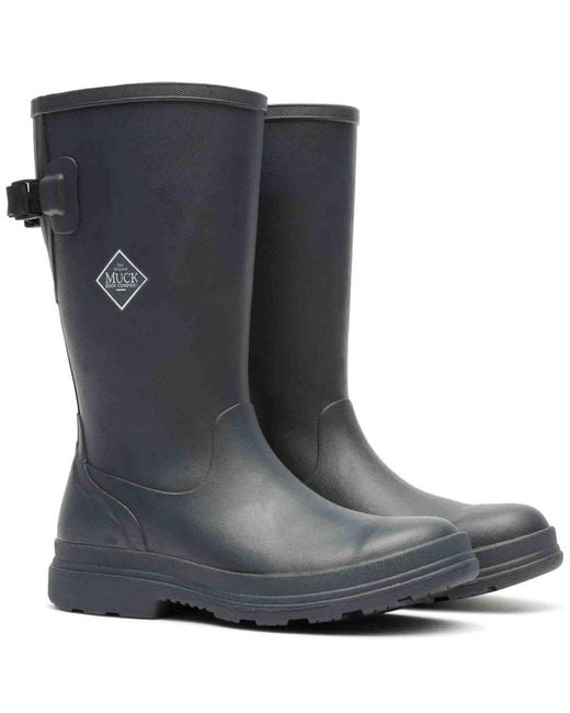 Muck Boot Blue Rainscape Tall Wellingtons