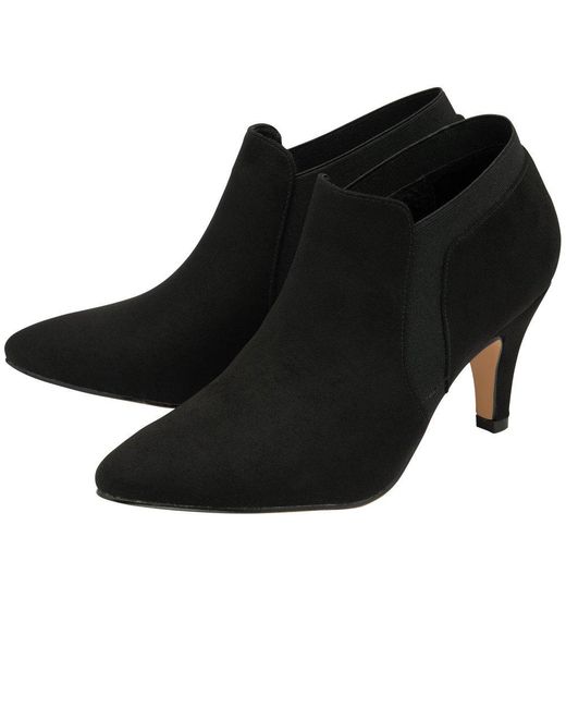 Lotus Black Kristina High Cut Court Shoes Size: 3