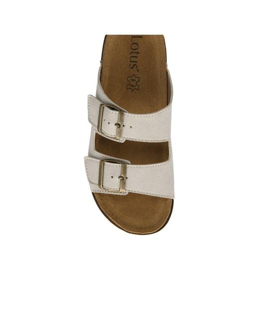 Lotus Gray Rome Sandals