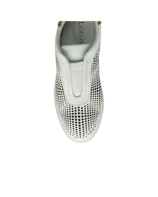 Lotus Metallic Lorena Trainers