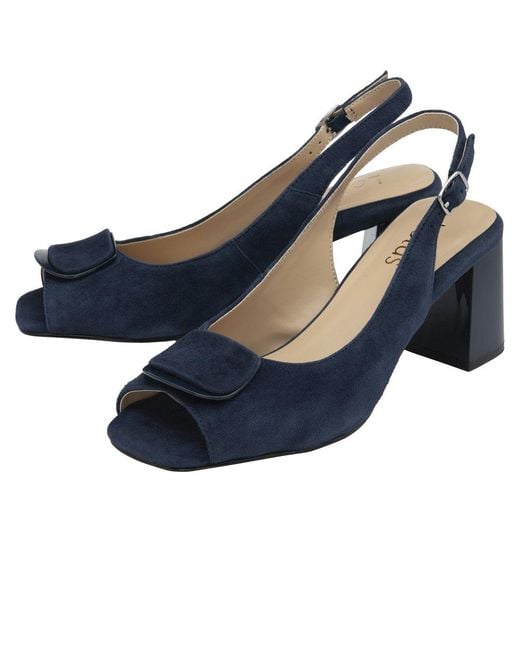 Lotus Blue Josefa Heeled Sandals