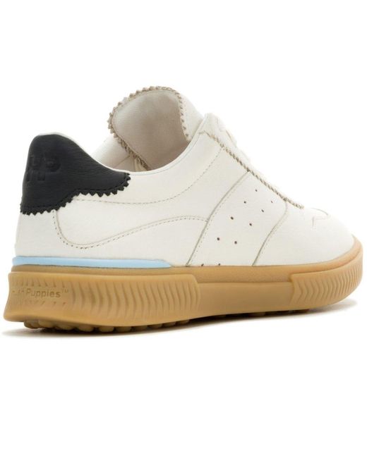 Hush Puppies White Mae Trainers