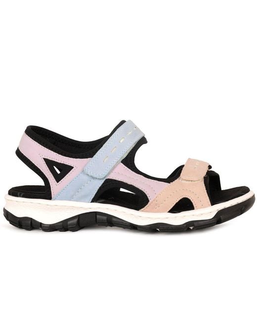 Rieker Black Lyric Sandals