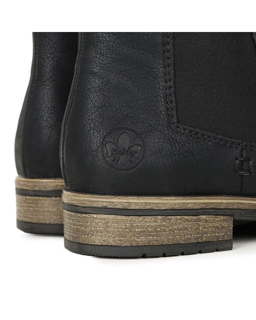 Rieker Black Minnesota Chelsea Boots