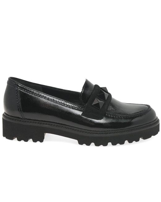 Gabor Sawyer Loafers in Black Lyst UK