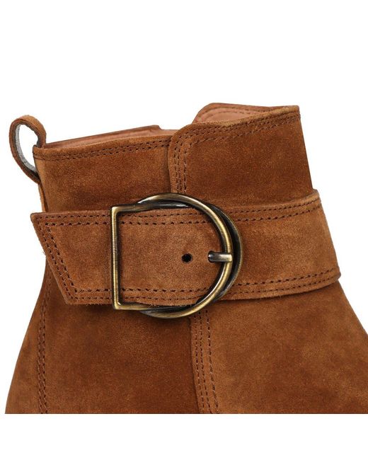 Paul Green Brown Mia Ankle Boots