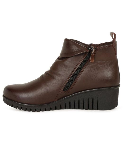 Lotus Green Cordelia Ankle Boots