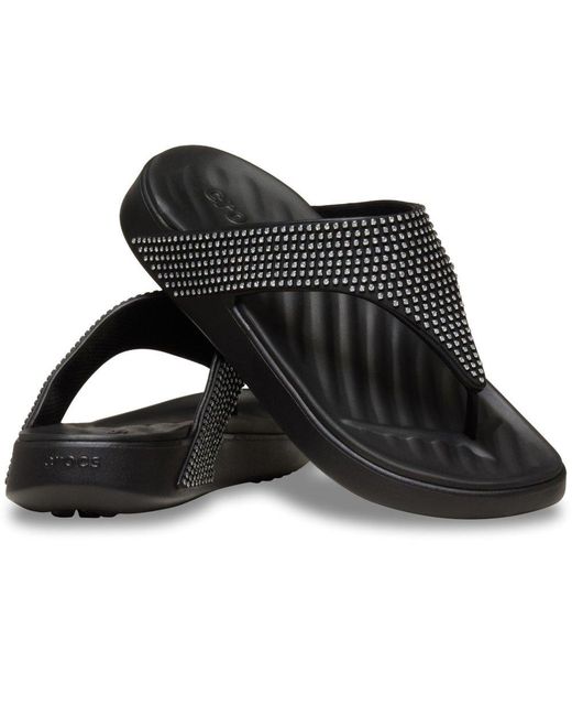 CROCSTM Black Cro Dsv Getaway Triangle Flip