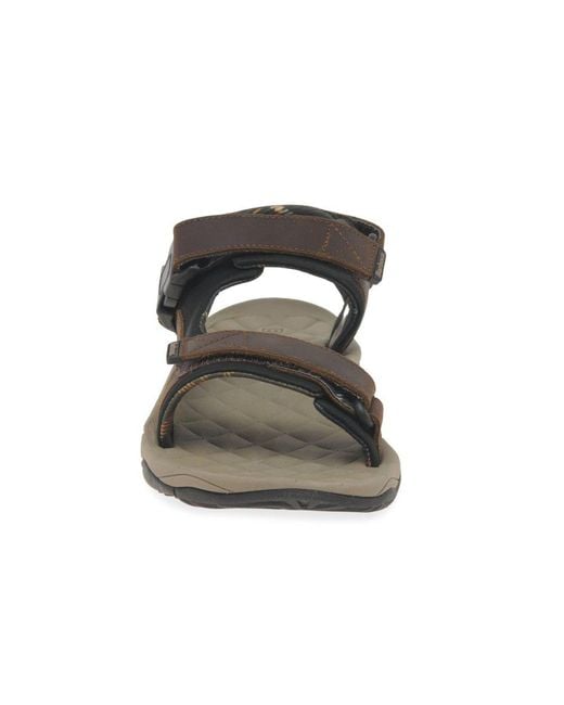 Barbour Brown Pawston Sandals for men