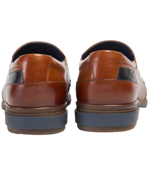Pod Brown Spear Slip On Shoes for men