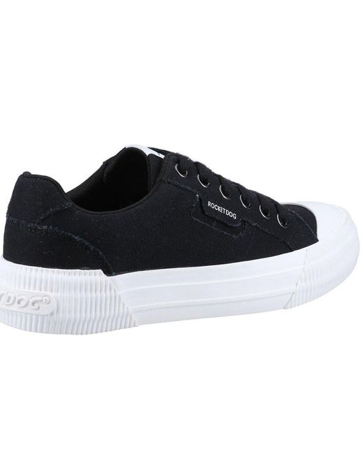Rocket Dog Black Cheery 12A Canvas Trainers