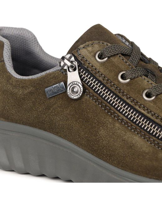 Rieker Brown Etta Waterproof Shoes