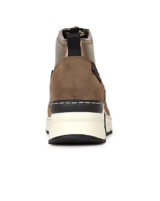 Rieker Brown Greece Ankle Boots