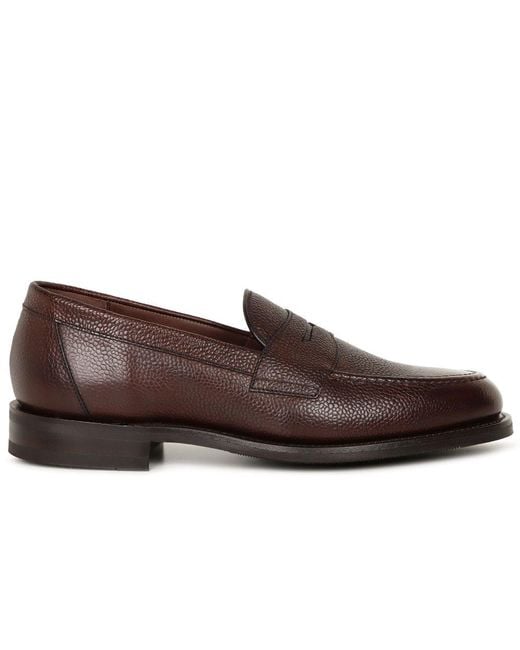 Loake Brown Imperial &Apos;S Penny Loafers Burn Lea for men