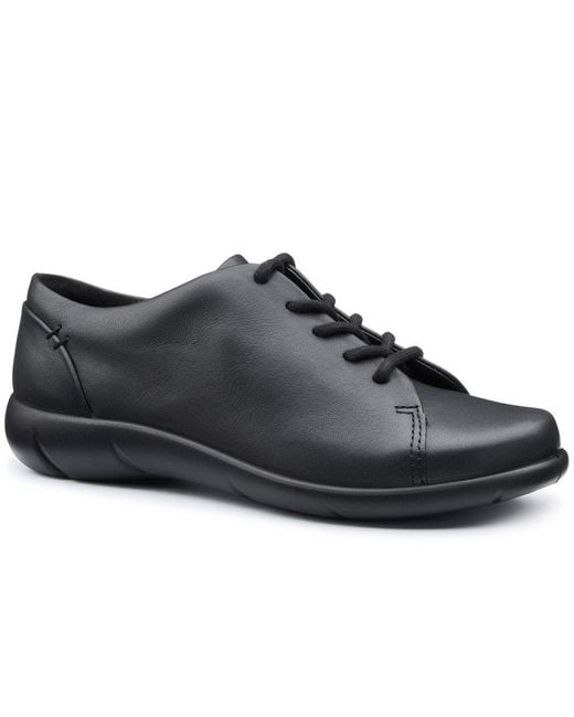 Hotter Black Dew Ii Extra Wide Fit Shoes