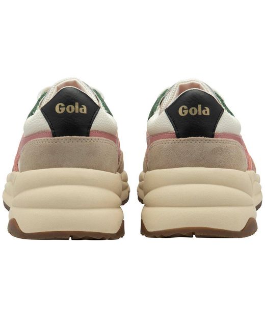 Gola White Saturn Quadrant Trainers