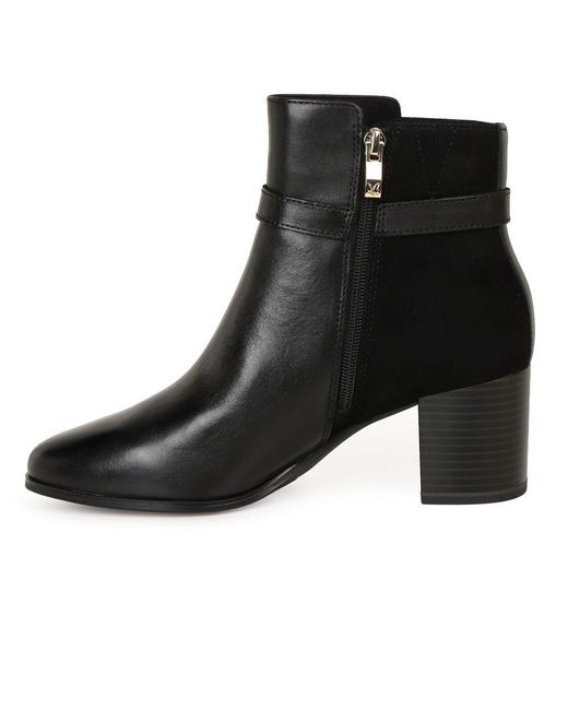 Caprice Black Faith Ankle Boots