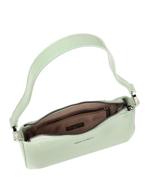 David Jones Green Portia Shoulder Bag