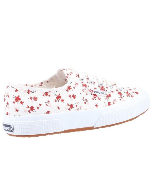 superga red trainers