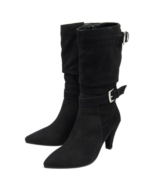 Ravel Black Guise Calf Boots