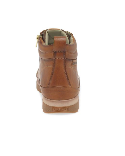 Pikolinos Brown Vigo Ankle Boots