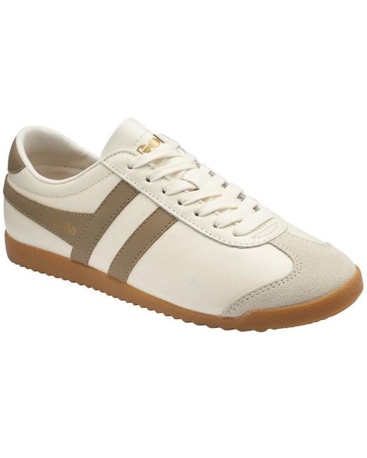 Gola White Bullet Leather Trainers