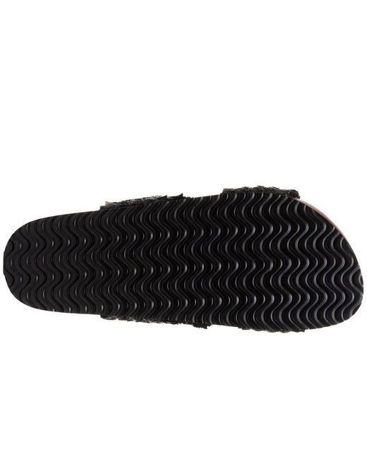 Rocket Dog Black Aruba Raffia Sandals