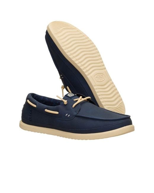 HeyDude Blue Harbour Low Boat Shoes for men