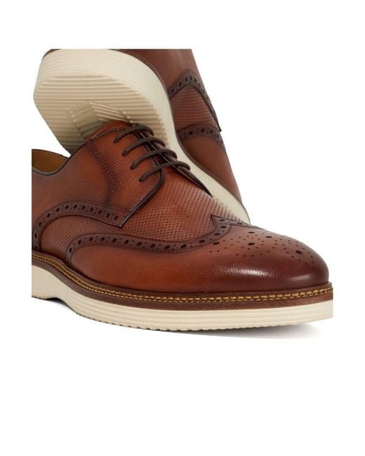Dune Brown Dun Dsv Benidictus Classic Shoes for men