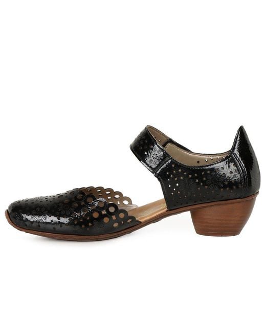 Rieker Metallic Pia Open Court Shoes