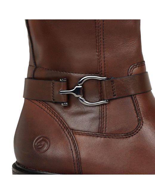 Remonte Brown Barby Knee High Boots