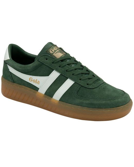 Gola Green Grandslam Suede Trainers Size: 8 for men